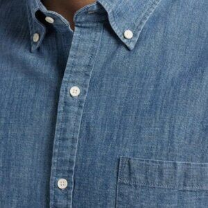 Peter Millar - Tamworth Cotton Stretch Chambray Button-Down Shirt